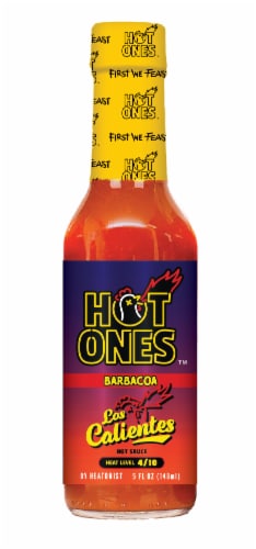 Hot Ones™ Los Calientes Barbacoa Hot Sauce Perspective: front