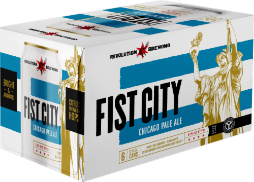 Revolution Brewing Fist City Chicago Pale Ale Perspective: front
