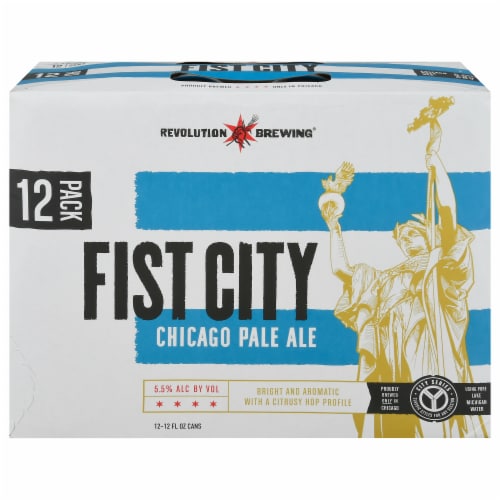 Revolution Brewing Fist City Chicago Pale Ale Perspective: front
