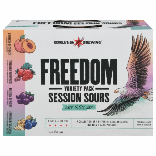 Revolution Brewing Freedom Variety Pack Perspective: front