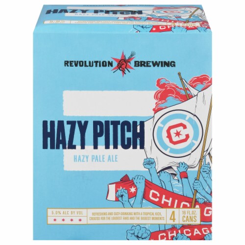 Revolution Brewing Hazy Pale Ale Perspective: front