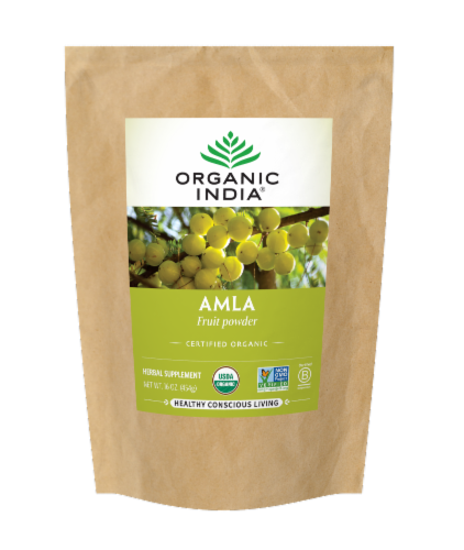 Organic India® Amla Fruit Powder Perspective: front