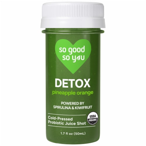 So Good So You® Detox Probiotic Wellness Shot Perspective: front