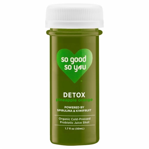 So Good So You® Detox Probiotic Wellness Shot Perspective: front