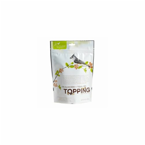 Pacific Bird & Supply Mealworm Trail Mix Topping, 6.5 oz Perspective: front