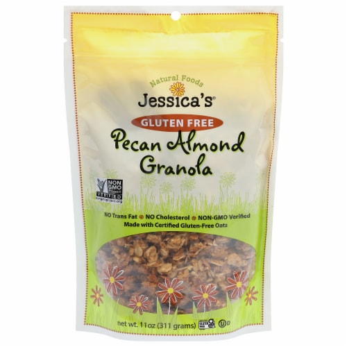 Jessica's Natural Foods Gluten Free Pecan Almond Granola Perspective: front