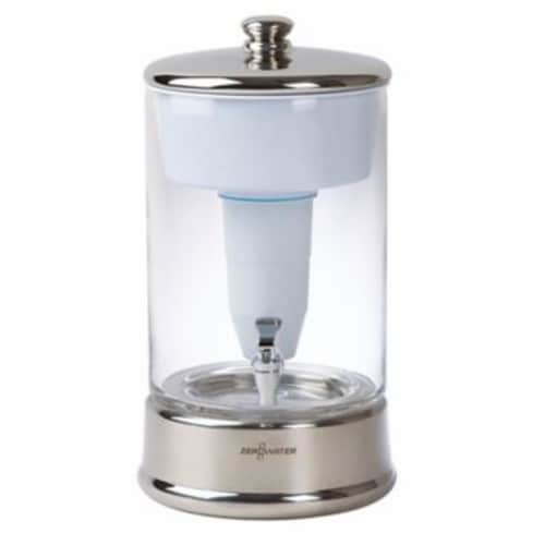ZeroWater® Ready-Pour Glass Dispenser Perspective: front