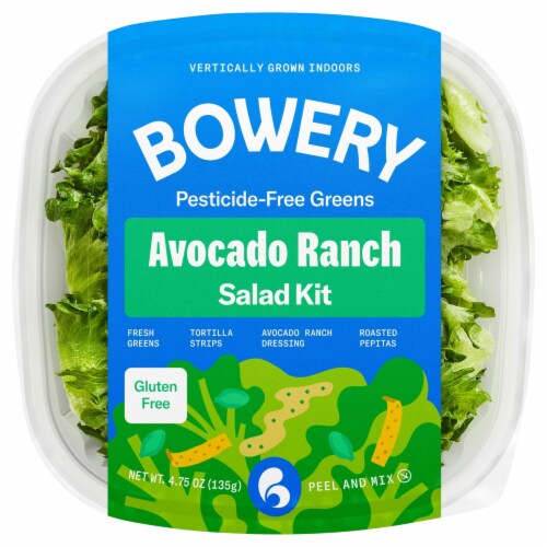 Bowery Avacado Ranch Salad Kit Perspective: front