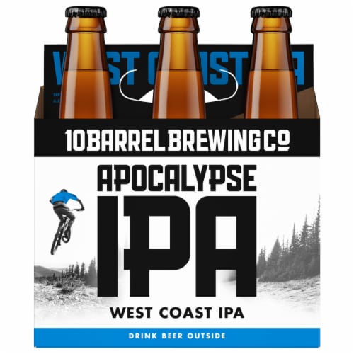 10 Barrel Brewing Co Apocalypse West Coast IPA Beer Perspective: front