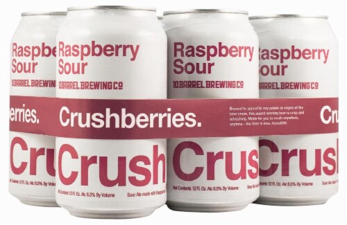 10 Barrel Brewing Raspberry Sour Crush Perspective: front