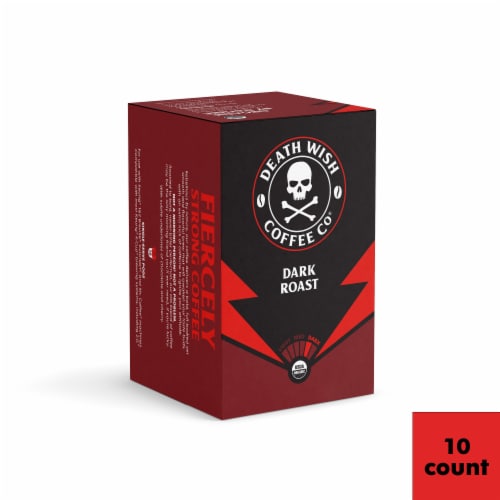 Death Wish Coffee® Dark Roast Single-Serve Coffee Pods, 10 ct - Kroger