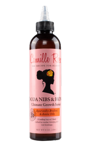 Camille Rose® Cocoa Nibs & Honey Ultimate Growth Serum Perspective: front