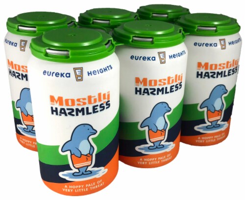 Eureka Heights Brewing Company Mostly Harmless Pale Ale Perspective: front