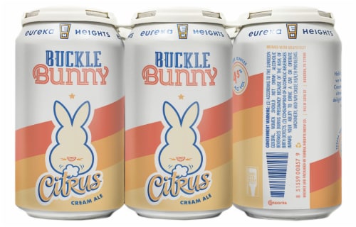 Eureka Heights Brewing  Buckle Bunny Citrus Cream Ale Perspective: front