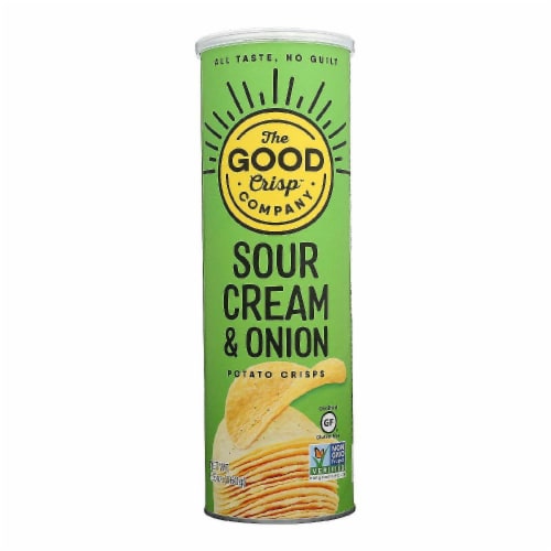 The Good Crisp™ Company Sour Cream & Onion Potato Crisps Perspective: front