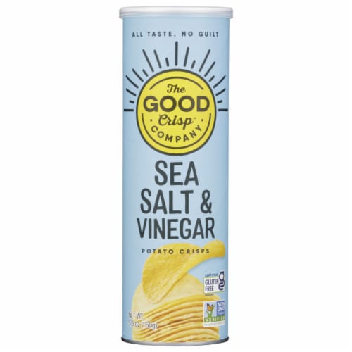 The Good Crisp™ Company Sea Salt & Vinegar Potato Crisps Perspective: front