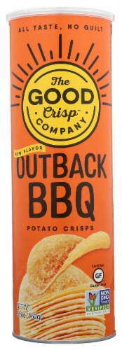 The Good Crisp Company Outback BBQ Potato Crisps Perspective: front