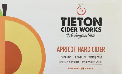 Tieton Cider Works Apricot Cider Perspective: front