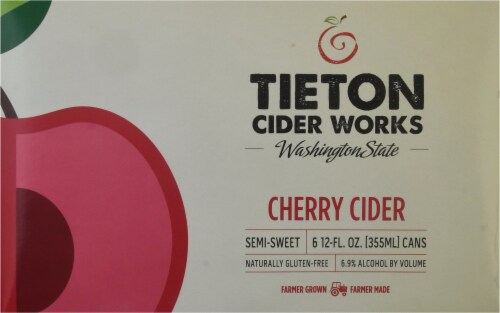 Tieton Cider Works Cherry Cider Perspective: front