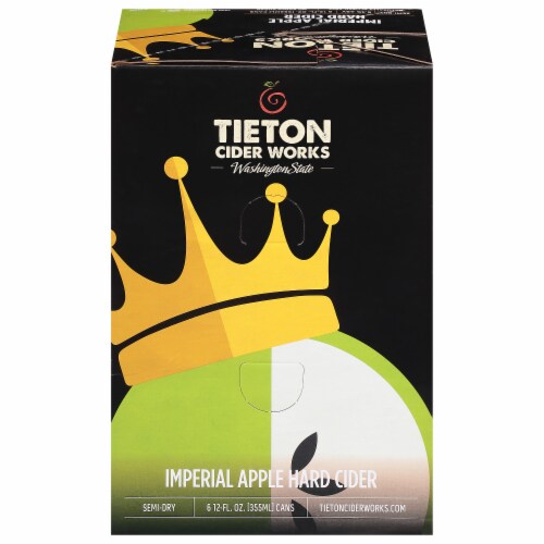 Tieton Cider Works Imperial Apple Hard Cider Cans Perspective: front