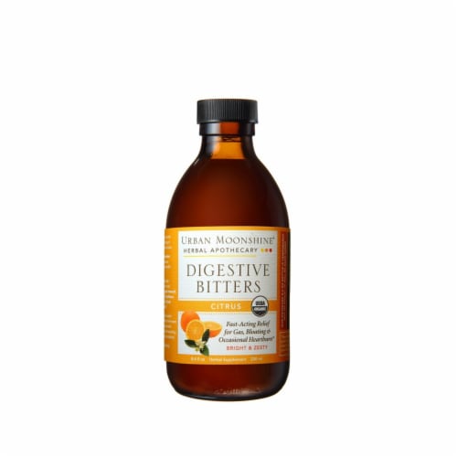Urban Moonshine Organic Citrus Digestive Bitters Perspective: front