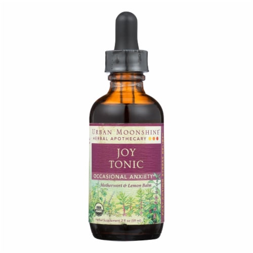 Urban Moonshine Joy Tonic Herbal Supplement Perspective: front