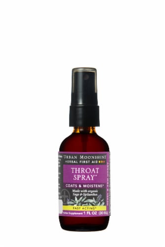 Urban Moonshine Throat Spray Sage And Spilanthes Perspective: front