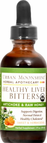 Urban Moonshine Organic Healthy Liver Bitters Perspective: front