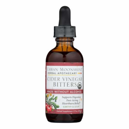 Urban Moonshine Organic Cider Vinegar Bitters Perspective: front