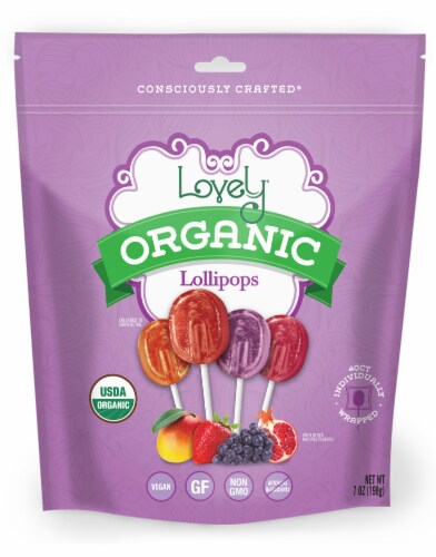 Lovely Organic Lollipops Perspective: front