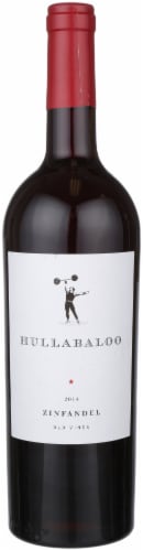 Hullabaloo Napa Zinfandel Wine Perspective: front
