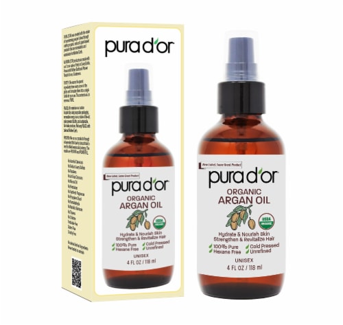 Pura d'or® Organic Pure Cold Pressed Argan Oil, 4 fl oz - Fry's