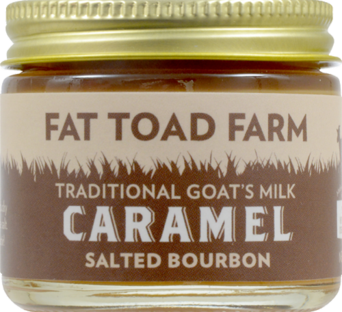Fat Toad Farm Traditional Goat's Milk Salted Bourbon Caramel Sauce Perspective: front