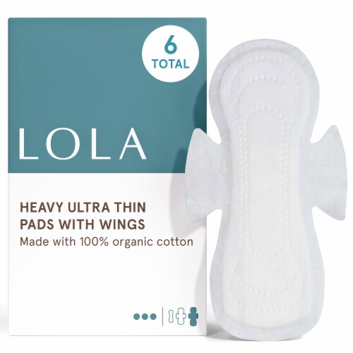 LOLA Heavy Ultra Thin Pads with Wings Perspective: front