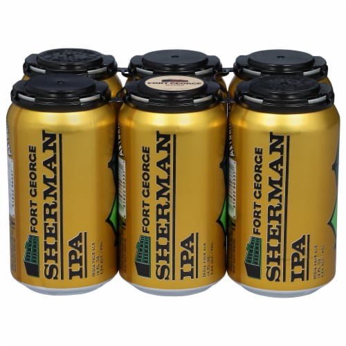Fort George Sherman IPA Canned Beer Perspective: front