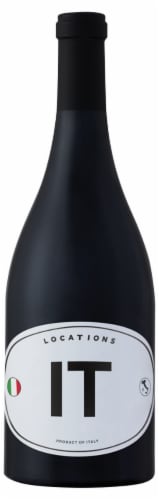 Locations I Italian Red Wine Perspective: front