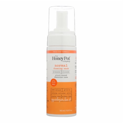 The Honey Pot® Normal Plant-Based Foaming Feminine Wash Perspective: front