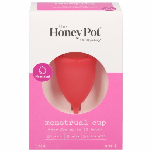 The Honey Pot Menstrual Cup Size 1 Perspective: front