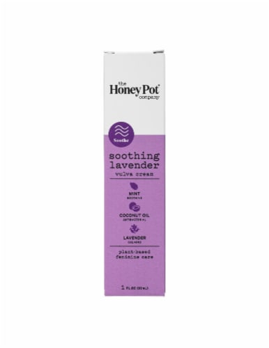 The Honey Pot® Soothing Lavender Vulva Cream Perspective: front