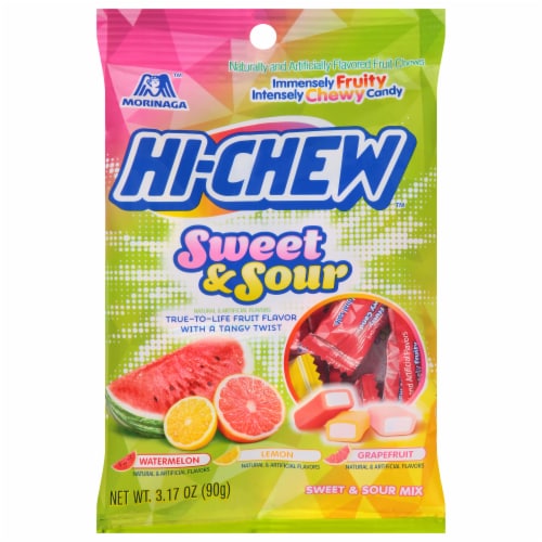 Hi-Chew™ Sweet & Sour Mix Fruit Chews Bag Perspective: front