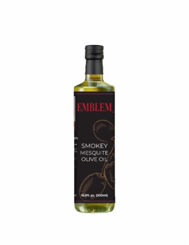 Smokey Mesquite Olive Oil Perspective: front