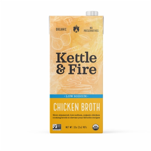 Simple Truth Organic™ Low Sodium Free Range Chicken Broth, 32 fl