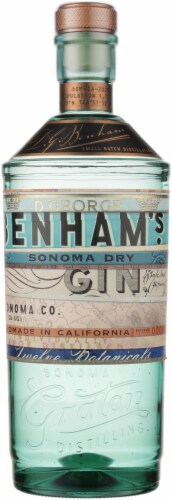 D. George Benham's Sonoma Dry Gin Perspective: front
