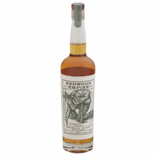 Redwood Empire Emerald Giant Rye Whiskey Perspective: front