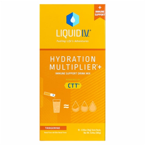 Liquid I.V.® Hydration Multiplier® Immune Support Drink Mix Packets Perspective: front