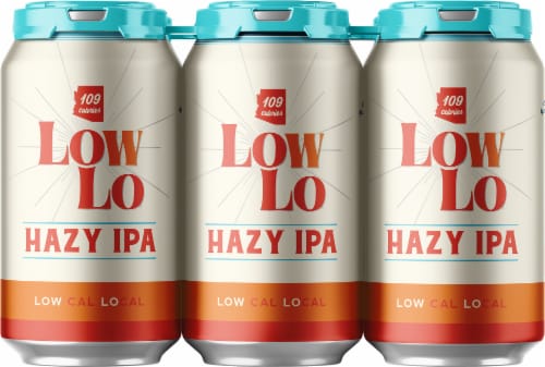 Huss Brewing Co. Low Lo Hazy IPA Perspective: front