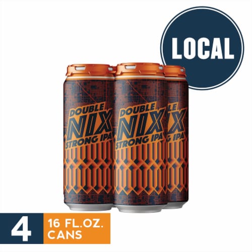 Huss Brewing Double NIX Strong IPA Perspective: front