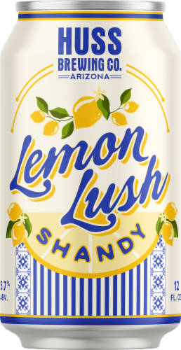 Huss Brewing Co. Lemon Lush Shandy Perspective: front
