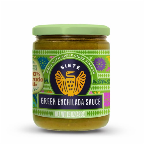 Siete Green Enchilada Sauce Perspective: front