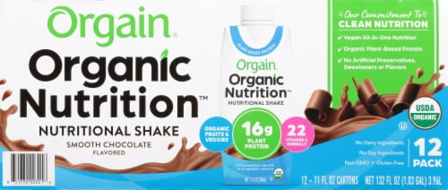 Orgain Clean Protein Vanilla Bean Protein Shake 11 fl oz, Drinks & Shakes